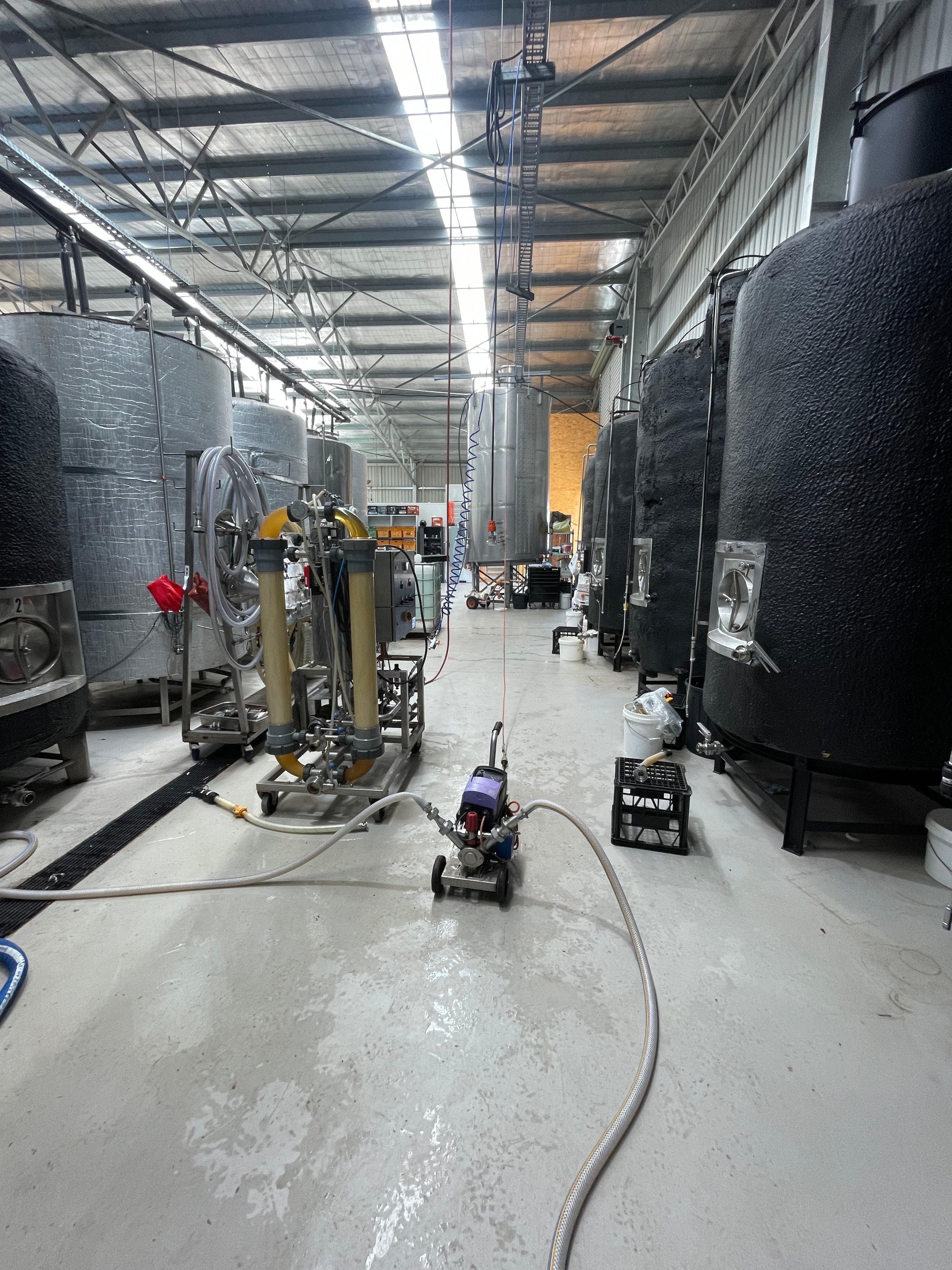 Production de boissons en cuve