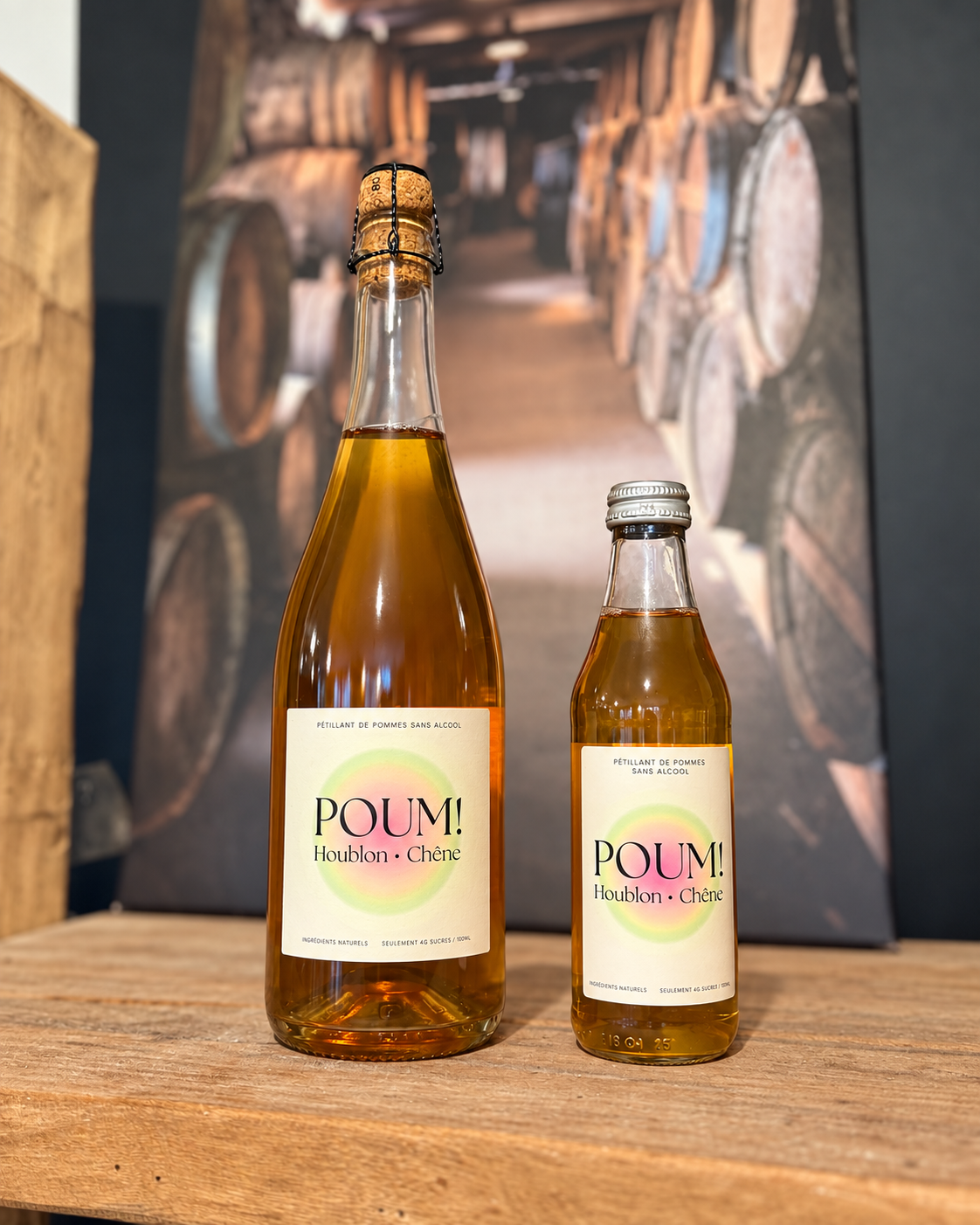 POUM! Houblon & Chêne — bouteilles 25 cl et 75 cl